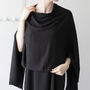 Personalised Easy To Wear Fine Knit Overhead Poncho, thumbnail 9 of 11