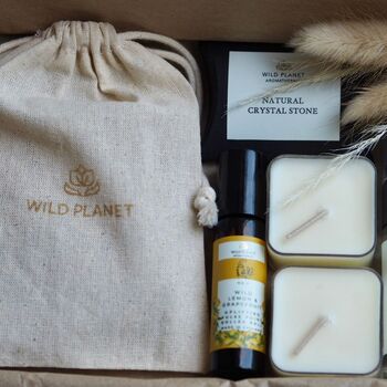 Vegan Aromatherapy Wellbeing Letterbox Gift Set, 2 of 8