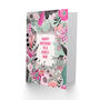 Elegant Boho Wildflowers Pink Flowers Nan Birthday Card, thumbnail 2 of 5