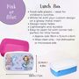 Personalised Music Girl Lunch Box Custom Design, thumbnail 10 of 10