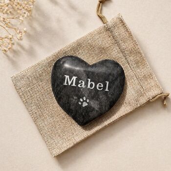 Personalised Pet Marble Heart, 4 of 4