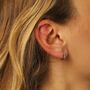 Hollow Heart Hoops, thumbnail 1 of 3