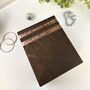 Wooden Cufflink And Watch Box With Copper Message, thumbnail 5 of 9