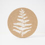 Cork Placemats And Coasters | Fern, thumbnail 6 of 6