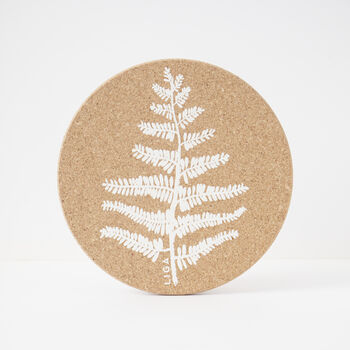 Cork Placemats And Coasters | Fern, 6 of 6