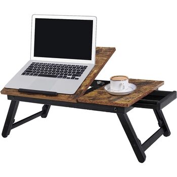Laptop Table Stand Breakfast Tray Foldable Adjustable, 7 of 12