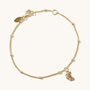 Croissant Bracelet Silver Or 18ct Gold Plated Vermeil, thumbnail 4 of 5