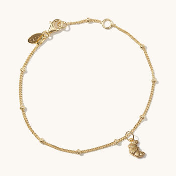 Croissant Bracelet Silver Or 18ct Gold Plated Vermeil, 4 of 5