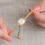 Pearl Silver Gold Plated Friendship Bracelet, thumbnail 3 of 10