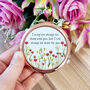 Personalised Floral Friendship Compact Mirror, thumbnail 3 of 8