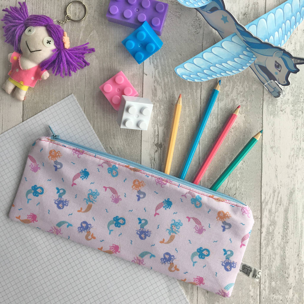 Children's Mermaid Fabric Pencil Case, 1 of 5
