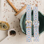 'Moorish' Leather Smartwatch Strap; Handmade Watch Band, thumbnail 1 of 9