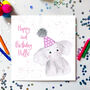 Personalised Elephant Birthday Card, thumbnail 1 of 3