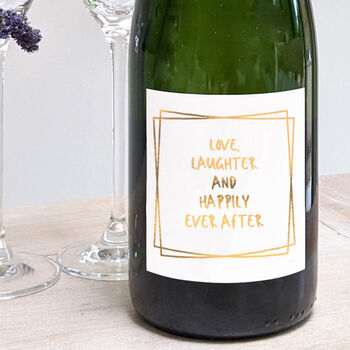 Personalised Wedding And Anniversary Prosecco Champagne, 2 of 3