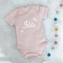 Name With Hearts Personalised Babygrow, thumbnail 6 of 7