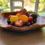 Huge 50cm Wooden Fruit Bowl Handcrafted Teak Root, thumbnail 2 of 5