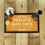 Personalised Man Cave Bar Mat, thumbnail 12 of 12