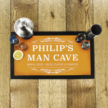 Personalised Man Cave Bar Mat, 12 of 12