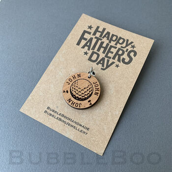 Golfers Keyring For Father's Day, 6 of 6