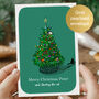 Personalised 'Cats In The Tree' Christmas Card, thumbnail 1 of 6