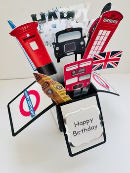 London Themed 3D Birthday Card, 2 of 6