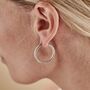 Diamond Cut Hoop Earrings, thumbnail 1 of 6