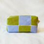 Tilly Make Up Bag Cornflower And Olive, thumbnail 1 of 2