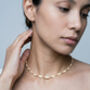 Nekomeishi Semi Precious Cream Cats Eye Necklace, thumbnail 2 of 5