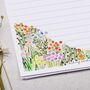 A5 Personalised Letter Writing Paper Bold Flowers, thumbnail 2 of 4