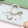 Personalised Travel Keyring Travel Bag Charm, thumbnail 5 of 11