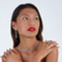 Volcan Drop Earrings, thumbnail 3 of 3