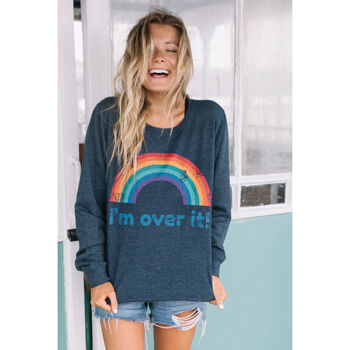 I’m Over It Women’s Slogan Sweatshirt, 2 of 6