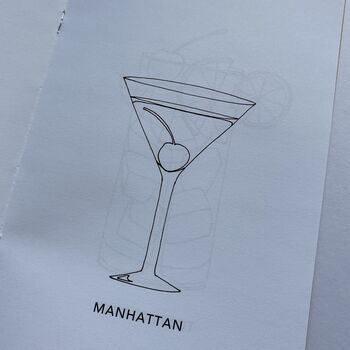 'Classic Cocktails' Colouring Book, 7 of 9