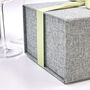 Elegant Keepsake Linen Gift Box With Personalised Card, thumbnail 8 of 12