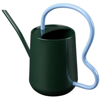 Personalised Wavey Green Watering Can, 3 of 4