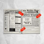 Personalised 'The Birthday Bugle' Newspaper For Him, thumbnail 2 of 7