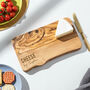 Personalised Olive Wood Birthday Cheeseboard Gift, thumbnail 1 of 8