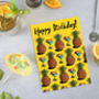 Repeat Pattern Pineapple Card, thumbnail 1 of 2