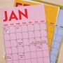 Undated A3 Wall Planner | 12 Pages | Colourburst, thumbnail 6 of 8