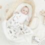 Hot Air Baloon Baby Blanket, Cute Safari Pram Blanket Handmade With Warm Sherpa Boucle, thumbnail 2 of 11