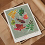 Autumn Leaves Hand Painted Art Print, thumbnail 2 of 6