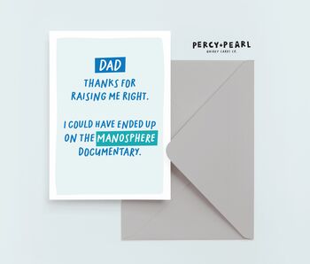 Anti Manosphere Father's Day Card, 4 of 4