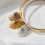 Personalised Limpet Shell Charm Bangle, thumbnail 1 of 7