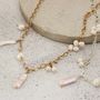 Statement Chain Necklace With Pearls, thumbnail 3 of 6