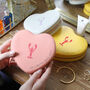 Personalised 'My Lobster' Heart Travel Jewellery Case, thumbnail 1 of 7