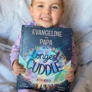'The Longest Cuddle In The World' Personalised Daddy And Child Storybook, 12 of 12