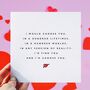 I Would Choose You Valentine's Day Card, thumbnail 1 of 2