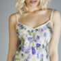 Women's Summer Silk Satin Floral Strappy Camisole Top, thumbnail 7 of 7