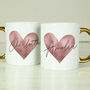 Personalised Valentine's Heart Mug, thumbnail 6 of 11
