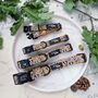 Woodland Badger Dog Collar, thumbnail 1 of 10